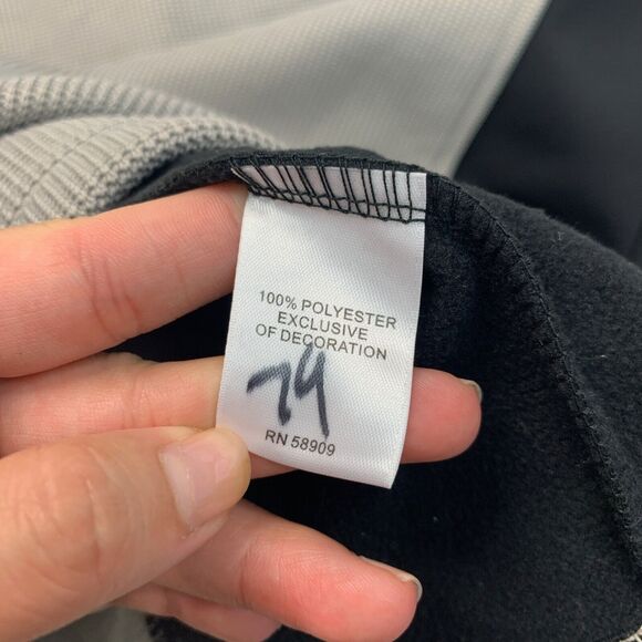 Double Diamond Sweatshirt Mens XL Extra Large Grey Fleece Lined Quarter Zip Hike - Picture 9 of 11